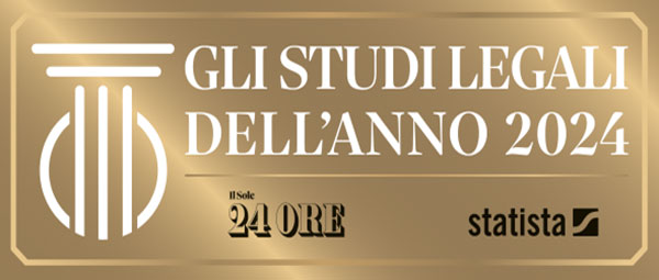 Migliori studi legali 2024: PICCINNI & PARTNERS è stato riconosciuto da "Il Sole 24 ore", per il quarto anno consecutivo, tra gli studi legali dell'anno